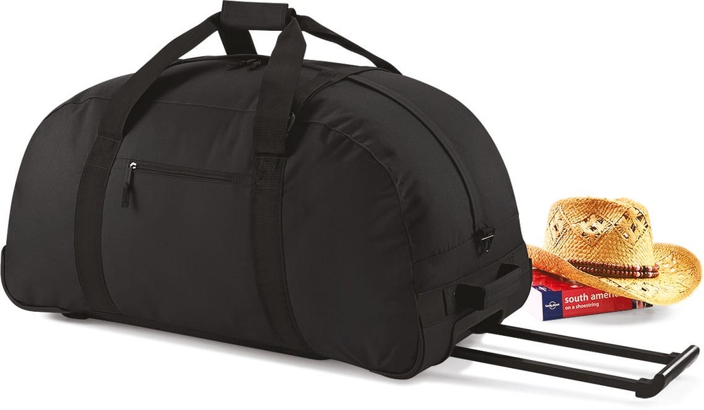 [BG23-Black-One size] Sac de voyage à roulettes (BG23)