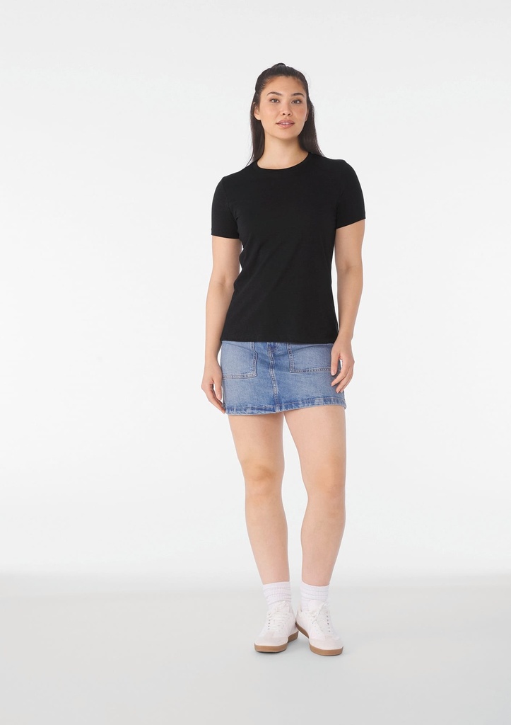 T-shirt col rond femme Heather (BE6400CVC)