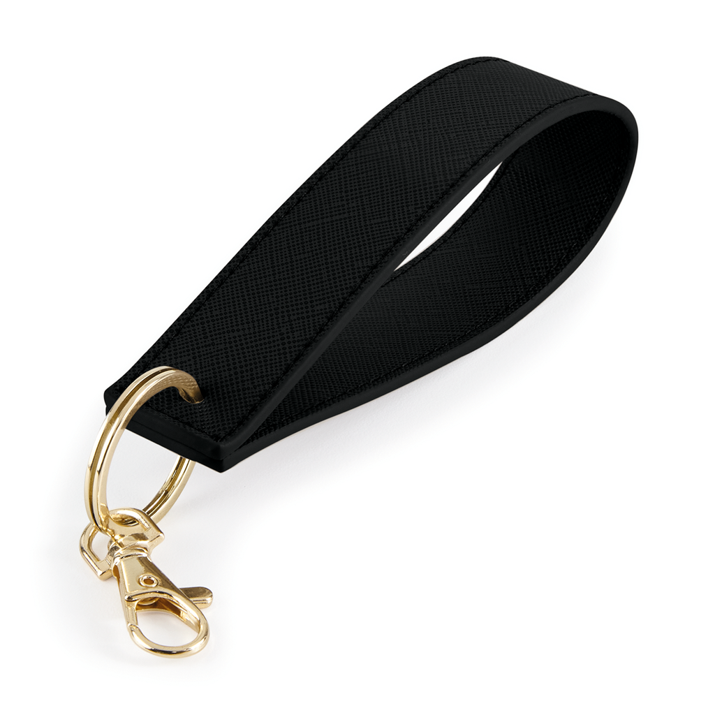 [BG747-Black-One size] Porte-clés avec dragonne Boutique (BG747) (Black)