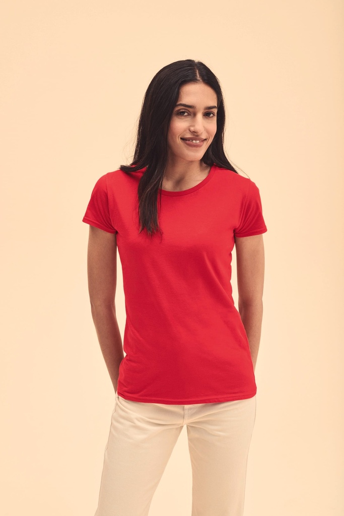 [SC61432-Black-S] T-shirt femme Iconic-T (SC61432) (Black, S)