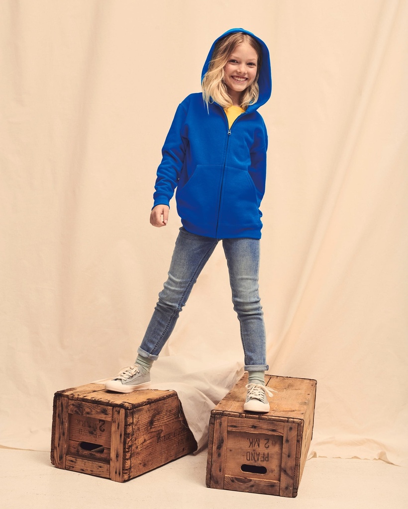 Sweat-shirt enfant zippé capuche Classic (62-045-0) (SC62045)