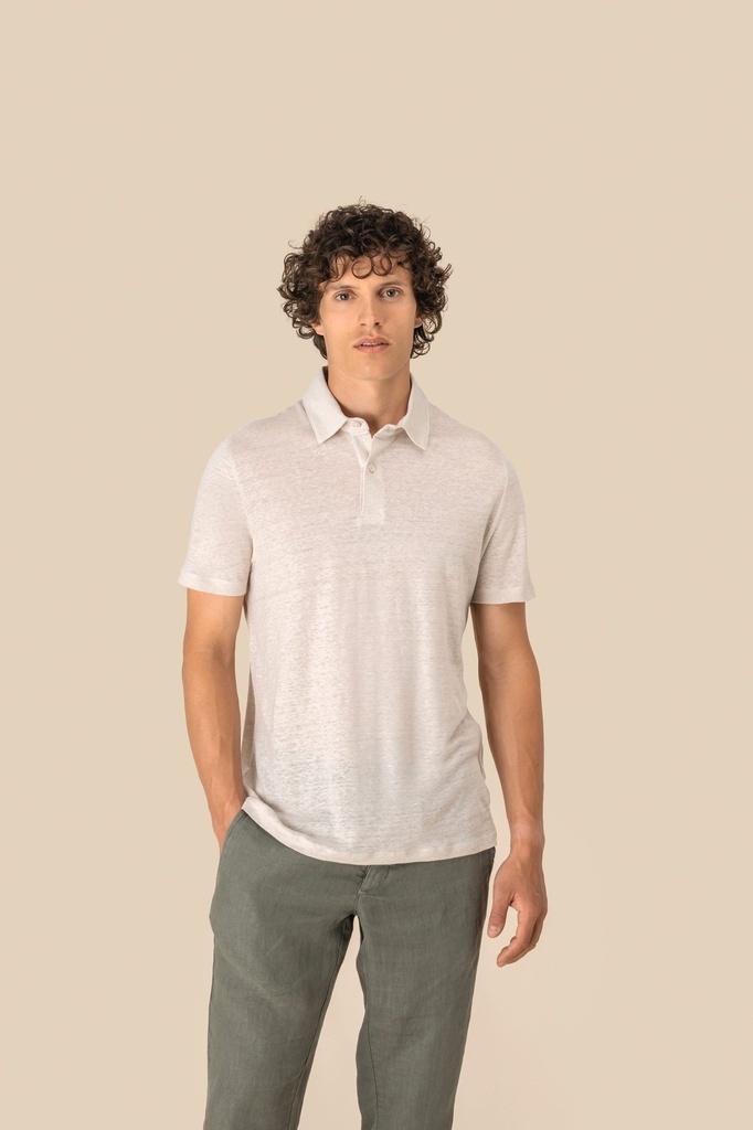 Polo en lin homme (SP217)