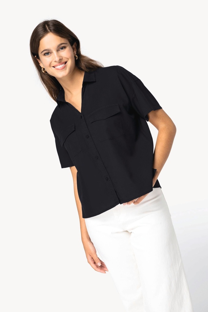 Chemise écoresponsable oversize en lyocell femme (SP514)