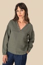 Blouse en lin femme (SP524)