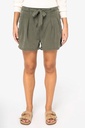Short écoresponsable délavé en lyocell femme (SP725)