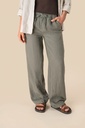 Pantalon délavé en lin femme (SP733)