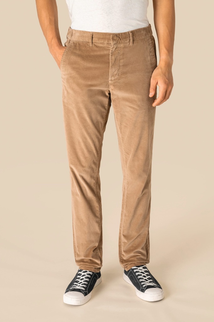 [SP743-Navy blue-38 fr] Pantalon écoresponsable en velours côtelé homme (SP743) (Navy blue, 38 fr)