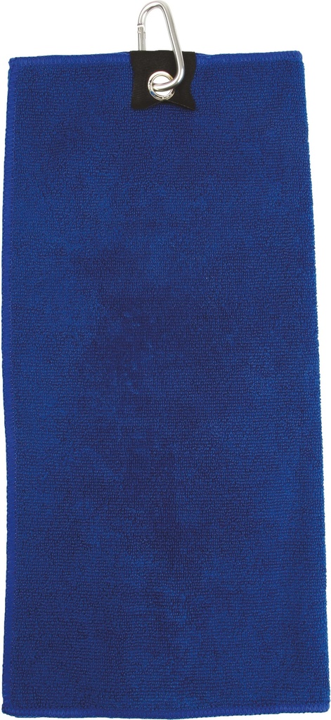 [TC019-Black-One size] Serviette de golf en microfibre (TC019) (Black)