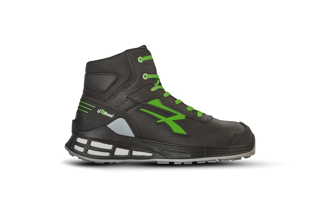 [UPRN10084-Black / green-40 eu] Chaussures de sécurité Kent (UPRN10084) (40 eu)