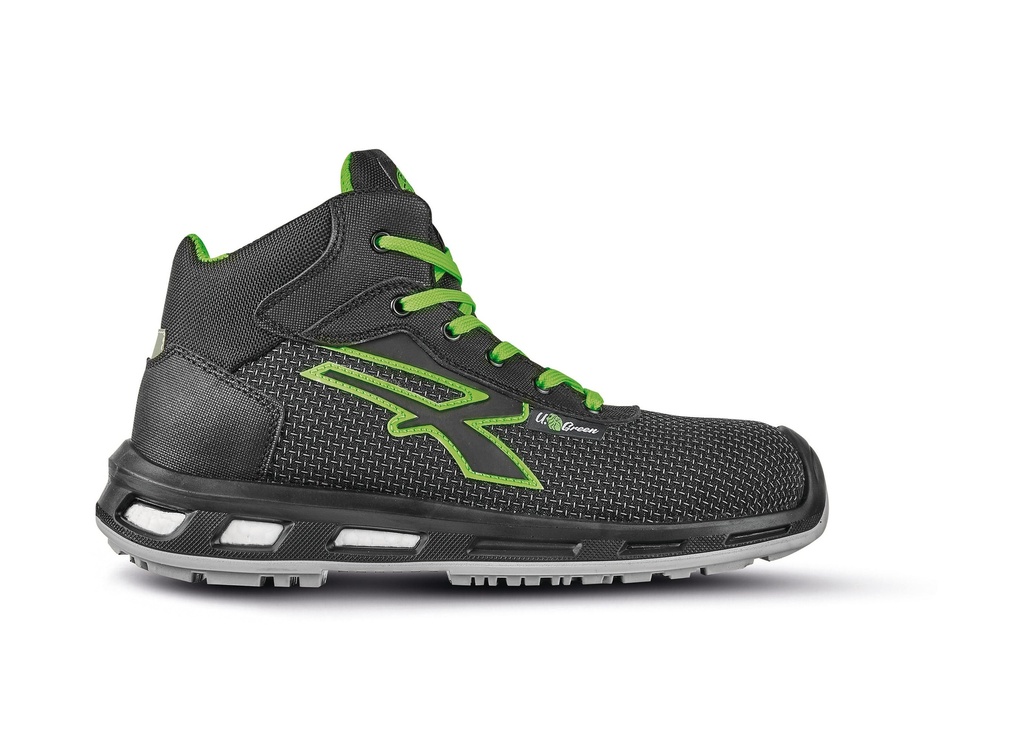 [UPRL10614-Black / green-40 eu] Chaussures de sécurité Ventura (UPRL10614) (40 eu)