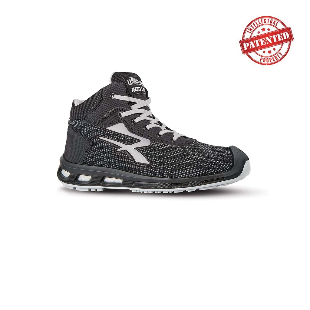 [UPRL10376-Noir / gris-40 eu] Chaussures de sécurité Stego (UPRL10376) (40 eu)