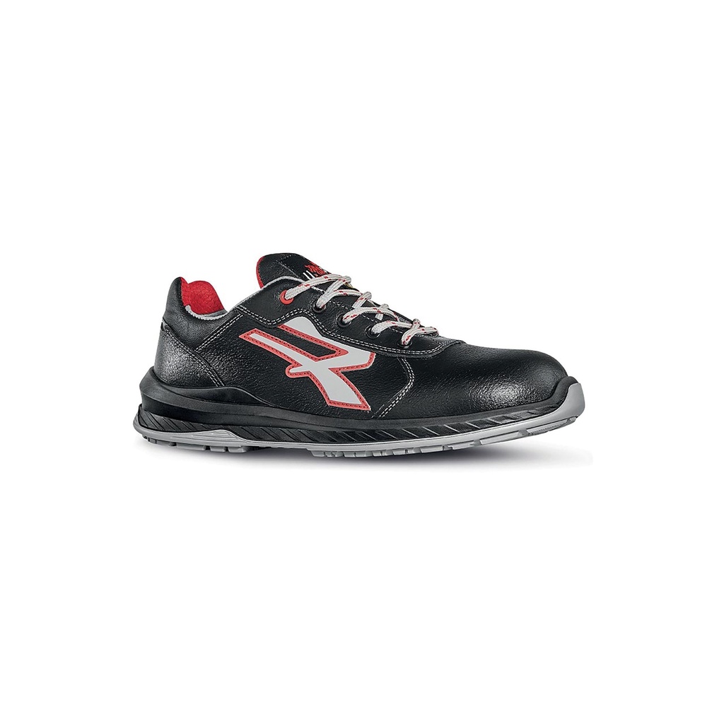 [UPRI21044-Noir / rouge-40 eu] Chaussures de sécurité Parigi (UPRI21044) (40 eu)