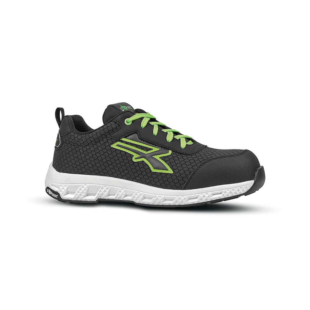 [UPRE20064-Black / green-40 eu] Chaussure de sécurité Mitch (UPRE20064) (40 eu)