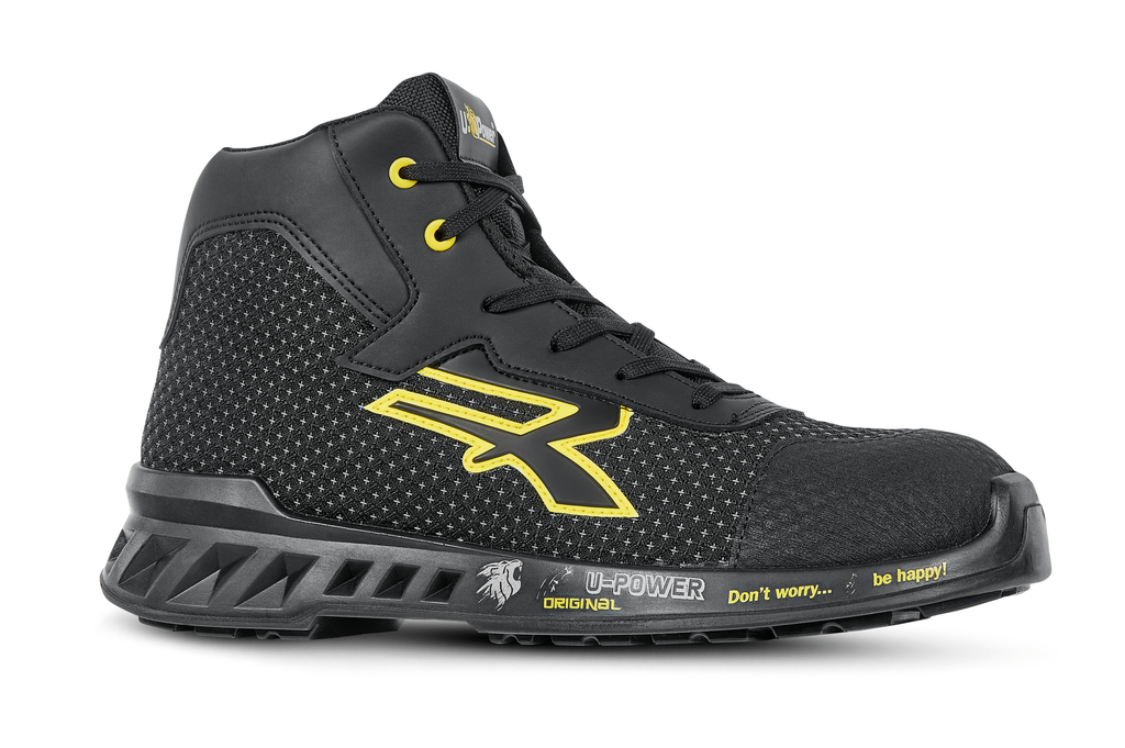 [UPRV10014-Black / yellow-40 eu] Chaussures de sécurité Joe (UPRV10014) (40 eu)