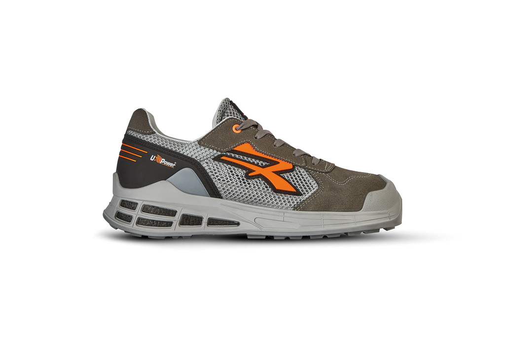 [UPRN20056-Grey / orange-40 eu] Chaussures de sécurité Moki (UPRN20056) (40 eu)