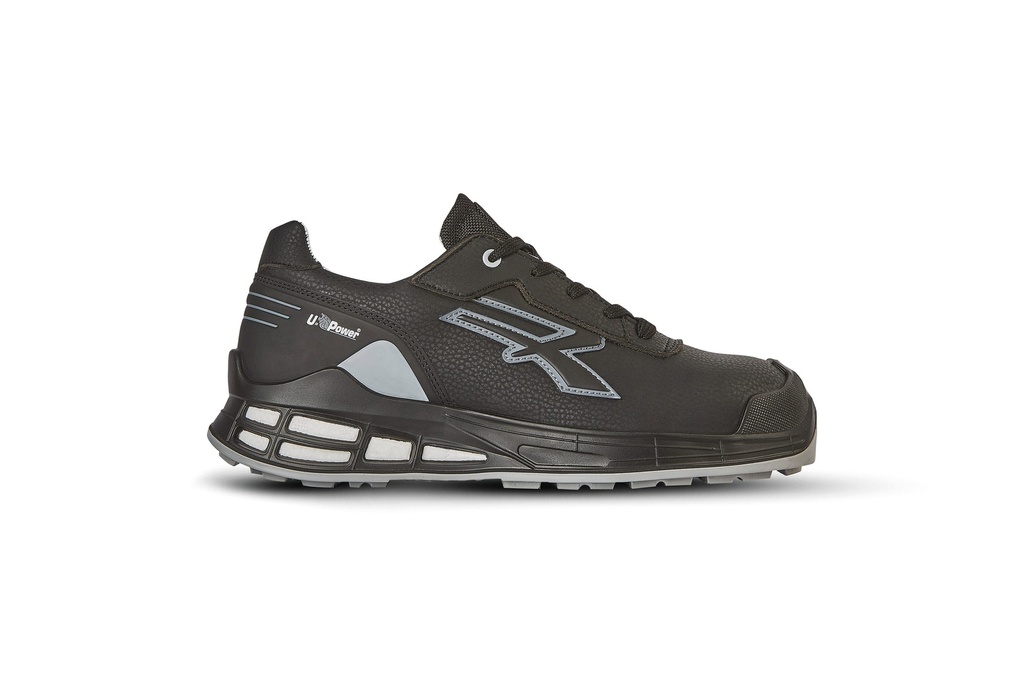 [UPRN20094-Black / grey-40 eu] Chaussures de sécurité Zak (UPRN20094) (40 eu)