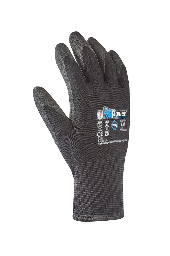 [UPUG14416-Gris / noir-S] Gants de protection Olaf (UPUG14416) (S)