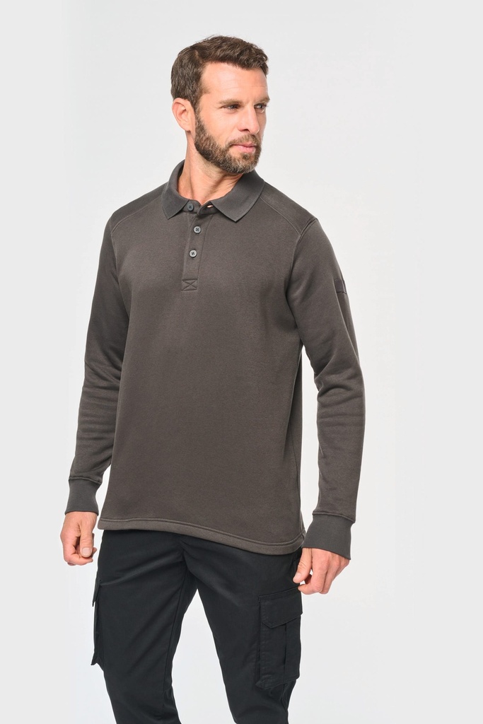 Sweat-shirt col polo homme (WK4000)