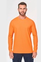 T-shirt unisexe écoresponsable manches longues coton/polyester (WK318)