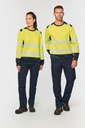 Sweat-shirt de sécurité recyclé col rond unisexe (WK420)