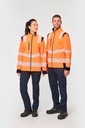Veste softshell de sécurité recyclée avec manches détachables unisexe (WK460)
