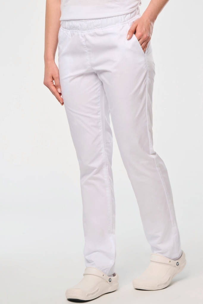 [WK708-Black-S] Pantalon polycoton femme (WK708) (Black, S)