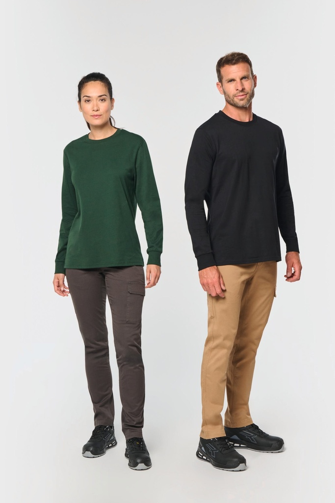 [WK709-Black-34 fr] Pantalon stretch coton unisexe (WK709) (Black, 34 fr)