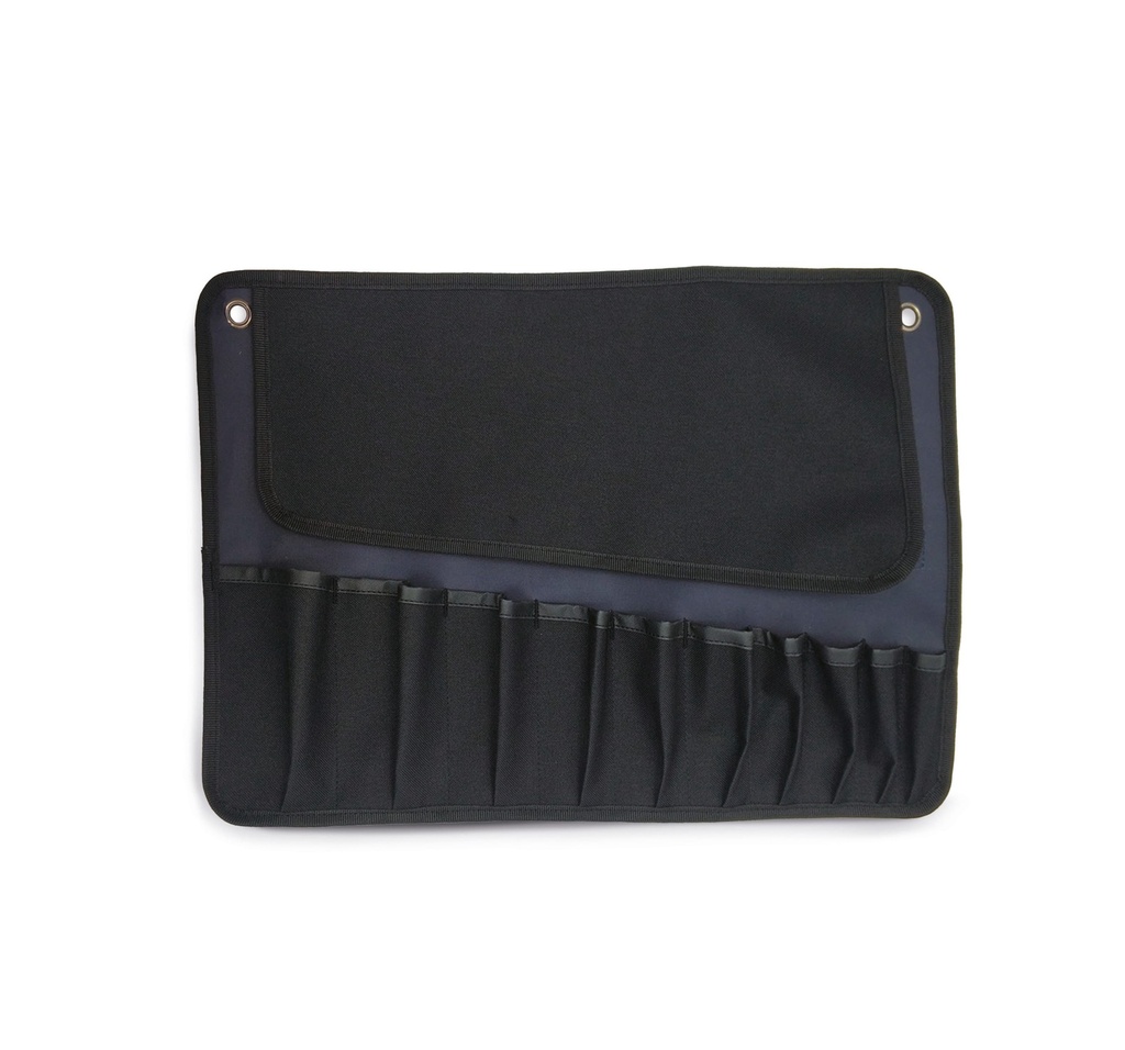 [WKI0302-Navy / black-One size] Rouleau porte-outils 10 emplacements (WKI0302)