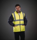 Veste matelassée haute visibilité avec manches détachables (YHV008SL)