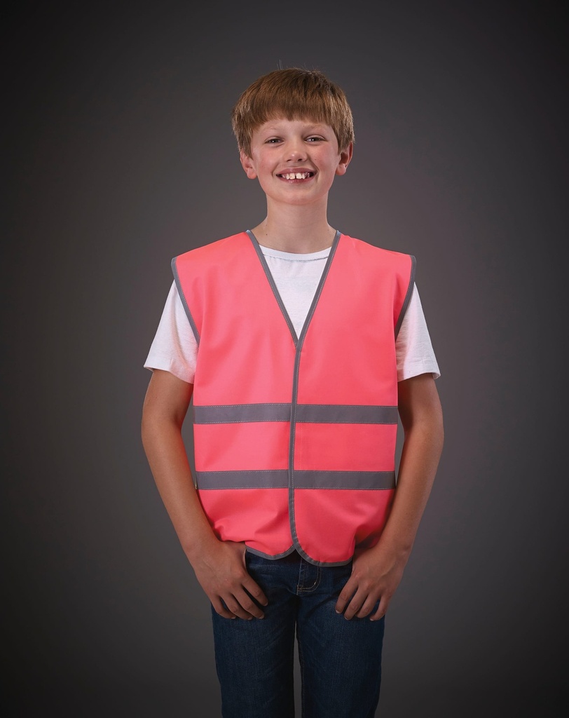 Gilet avec bordures et bandes réfléchissantes (YHVW102CH)