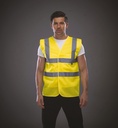 Gilet haute visibilité à maille ajourée recyclée (YHVW120)