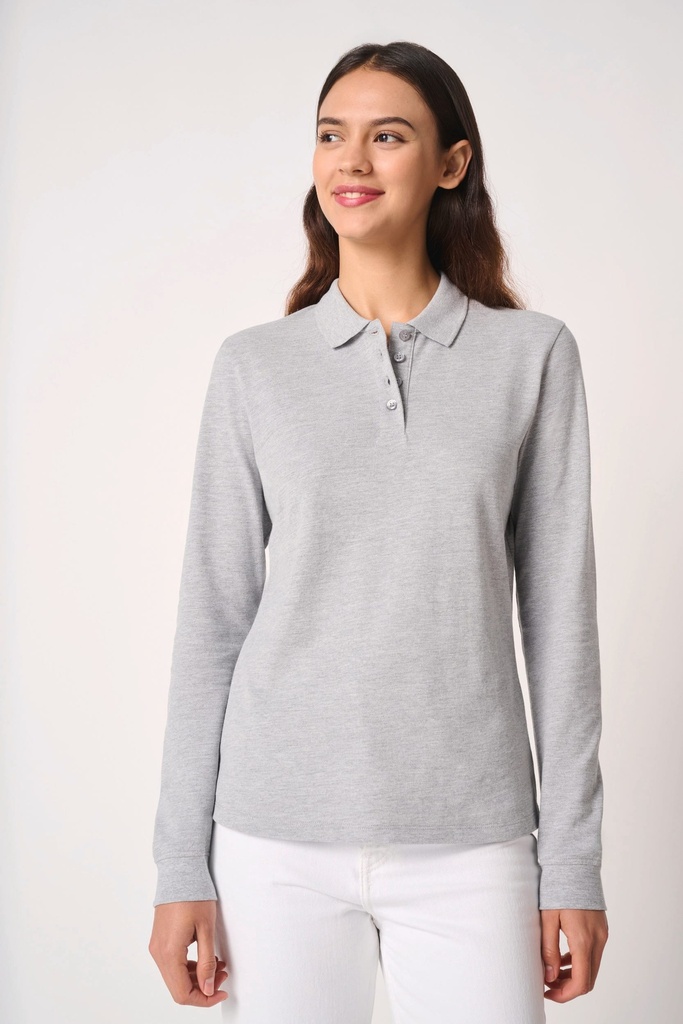 Polo piqué LSL femme (IB223)