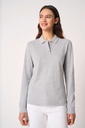 Polo piqué LSL femme (IB223)