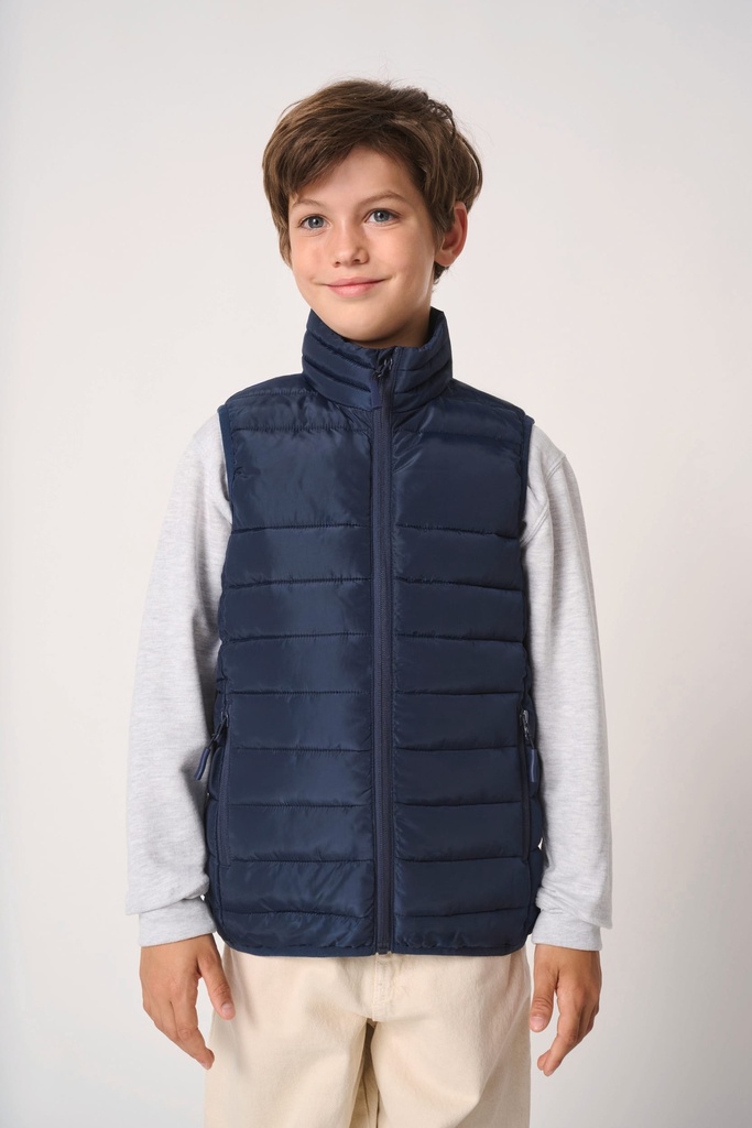 [IB6174-Black-12/14 ans] Bodywarmer matelassé enfant (IB6174) (Black, 12/14 ans)
