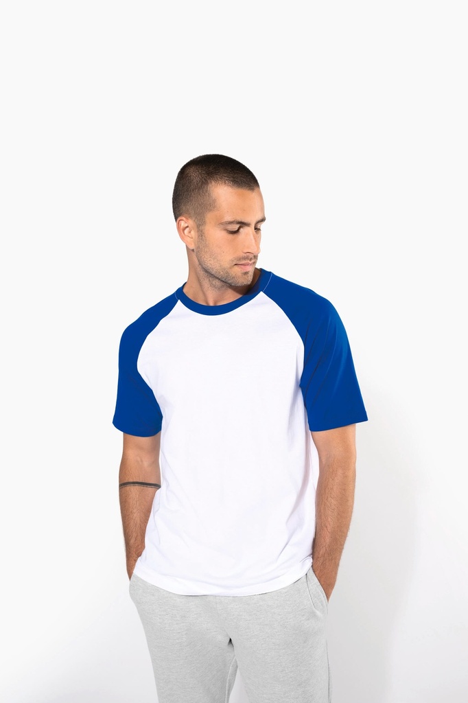 Baseball > T-shirt bicolore manches courtes (K330)