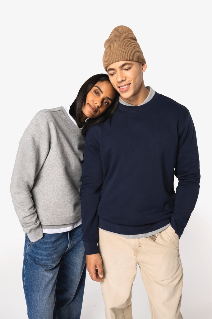 Sweat-shirt écoresponsable à col rond unisexe (NS443)