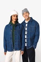 Veste en jean écoresponsable à épaules tombantes unisexe (NS614)
