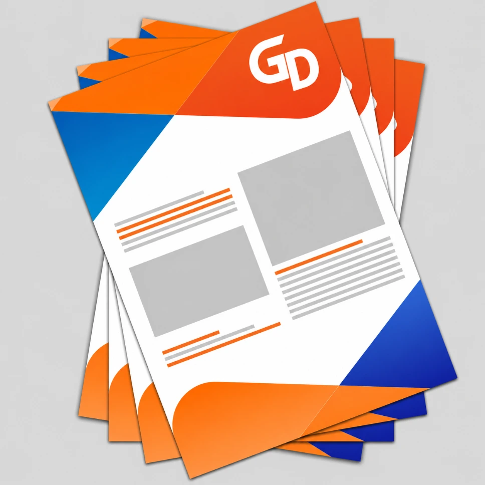 [PACK-FLYER-A5-1000] Pack 1 000 prospectus A5 — recto/verso, quadri, 135 g couché brillant